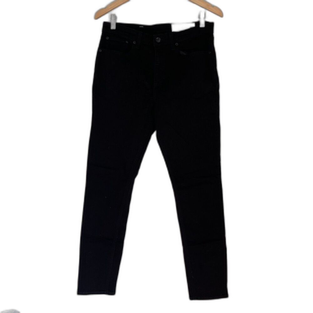 Rag & Bone Women’s Black Skinny Jeans Size 31 Stretch Denim W1502